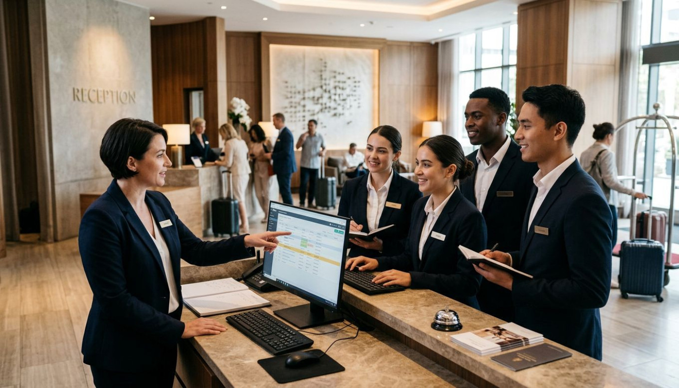 Stratégies pour optimiser l'efficacité des formations en réception d'hôtel